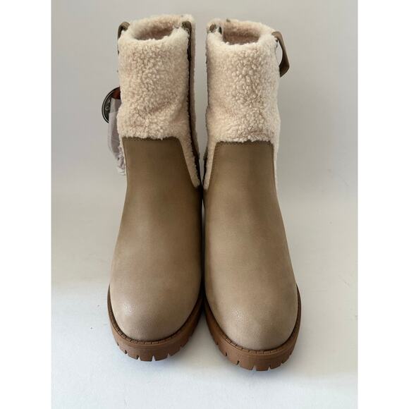 MIA Jakob Boots Booties fur Stone ZipperSize 6.5 M NWT - Picture 2 of 8